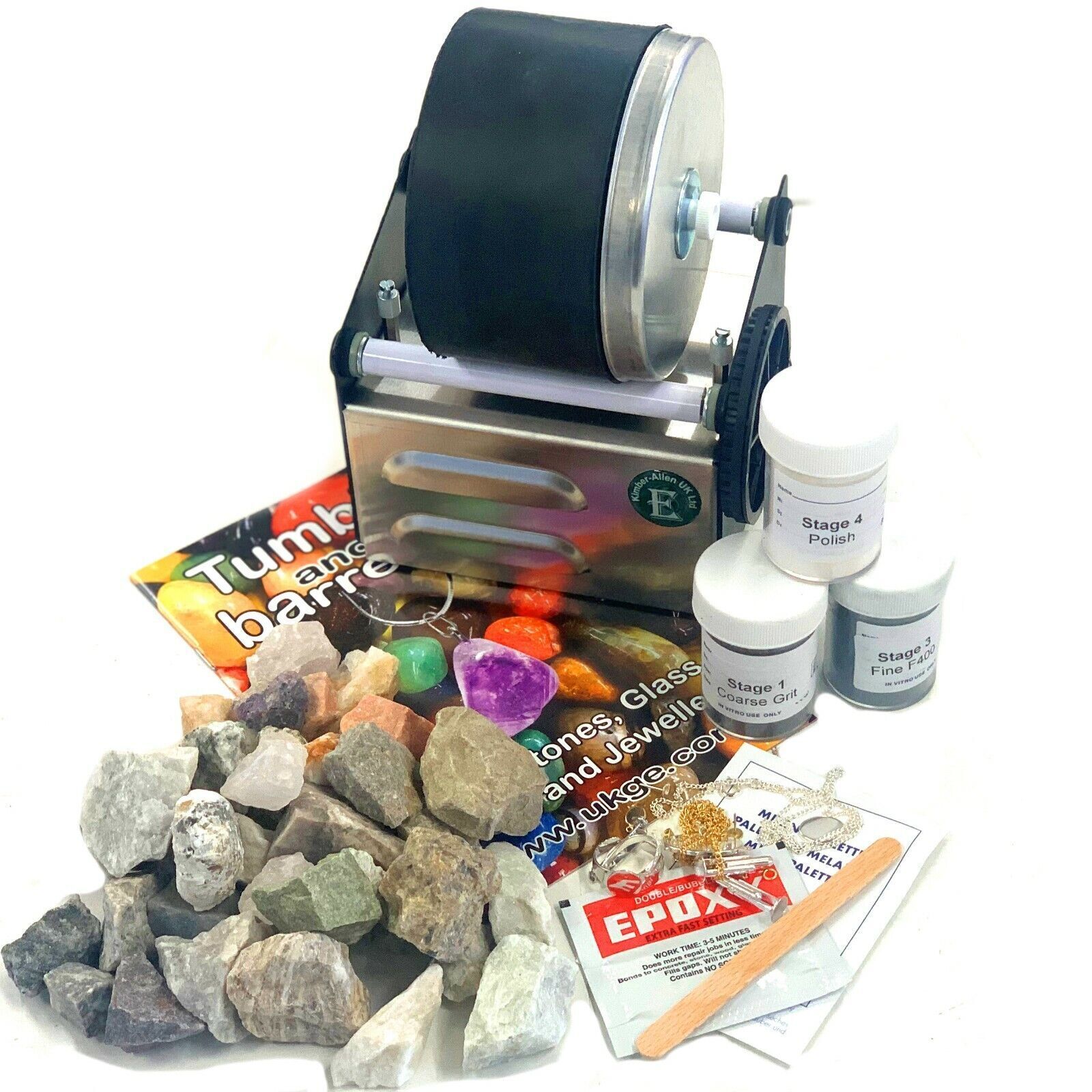 Pro Series Rock Tumbler and Rock Polisher