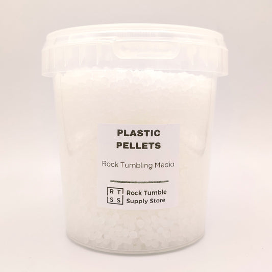 450g Plastic Pellets - Rock Tumbling Media
